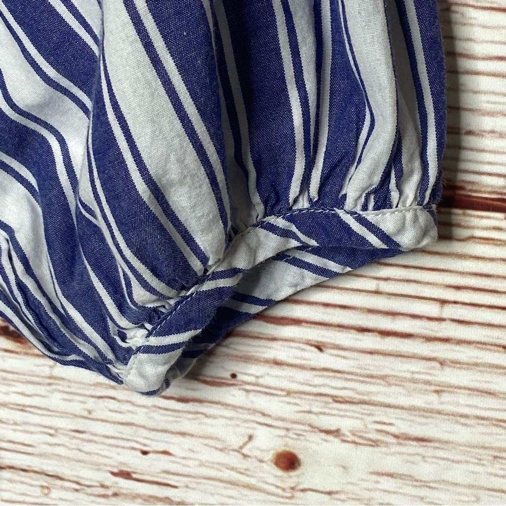 Madewell Peasant Top in Shea Stripe Sz XS - Picture 12 of 15